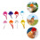 16 Pcs Hen Hat Parrot Bird Supplies Plush 8