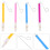 8Pcs Assorted Slide Whistles Plastic Musical Instrument Toy 9