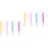 8Pcs Assorted Slide Whistles Plastic Musical Instrument Toy 4