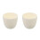 2Pcs Alumina Ceramic Crucible White Durable Smelting Pot for Lab Use 4