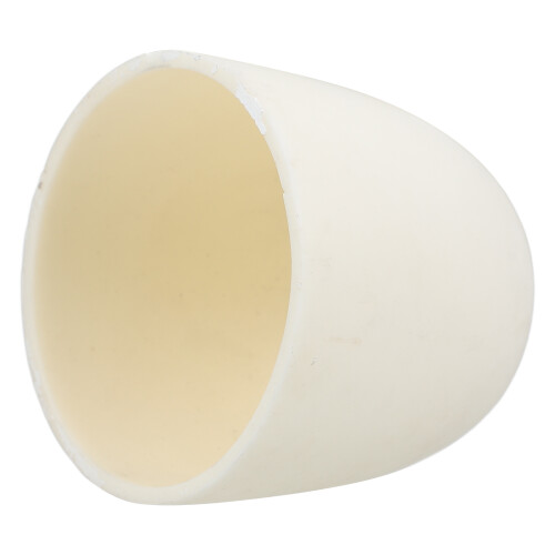 2Pcs Alumina Ceramic Crucible White Durable Smelting Pot for Lab Use 2