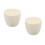 2Pcs Alumina Ceramic Crucible White Durable Smelting Pot for Lab Use 6