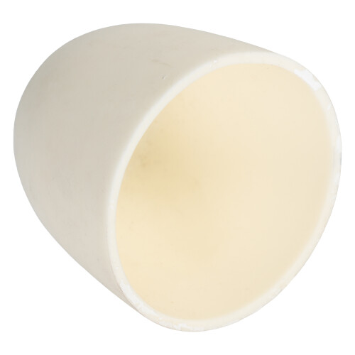 2Pcs Alumina Ceramic Crucible White Durable Smelting Pot for Lab Use 1