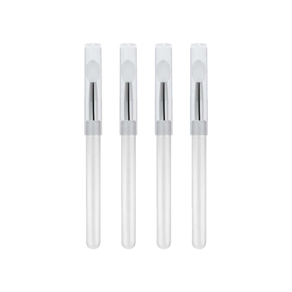 Iplusmile 2 Pack Dust-Proof Silicone Lip Brush Travel Makeup Brushes With Lid