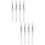 8Pièces Brosse À Lèvres Silicone Transparent Compacte Pour Maquillage 7