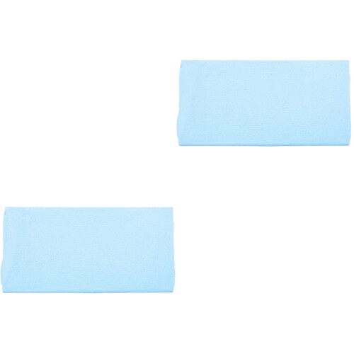 2Pcs Durable Cotton Baby Changing Pad Cover Sky-Blue Home Use 2