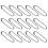 200Pcs Fine Workmanship Black Iron Bead Chains for Jewelry Craft 1