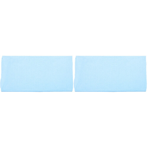 2Pcs Durable Cotton Baby Changing Pad Cover Sky-Blue Home Use 1