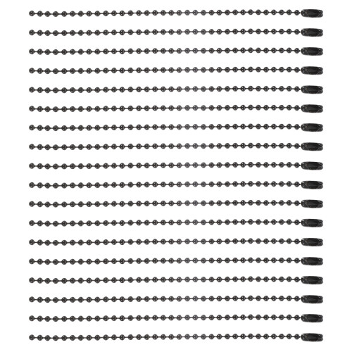 200Pcs Fine Workmanship Black Iron Bead Chains for Jewelry Craft 2