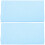 2Pcs Durable Cotton Baby Changing Pad Cover Sky-Blue Home Use 5