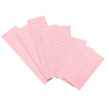 4Pcs Pink Square Acrylictiles for DIY Crafts Durable Mirror Tiles