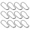 200Pcs Fine Workmanship Black Iron Bead Chains for Jewelry Craft 2
