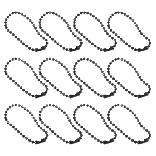200Pcs Fine Workmanship Black Iron Bead Chains for Jewelry Craft 1