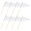 24 Pcs Lawn Marking Flags Sprinkle Water Bamboo Equipment White 2
