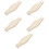 5Pcs Beige Plastic Curtain Track Connectors for Window and Ceiling Use 9