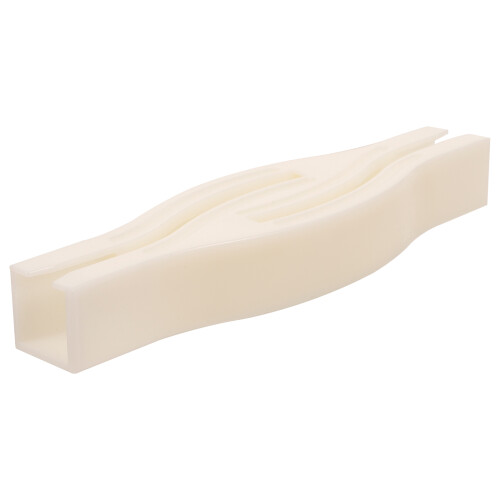 5Pcs Beige Plastic Curtain Track Connectors for Window and Ceiling Use 2
