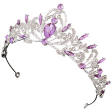 5Pcs Silver Rhinestone Tiaras Wedding Bridal Girls Celebration Decor