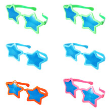18St Assorti Kleuren Pentagram Bril Kinderfeest Decoratieve Partybril