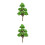 2Pcs Simulation Plastic Mini Tree Decoration for 5
