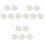 15Pcs Portable Cake Plates Smooth Surface Reusable Cake Serving Trays 3