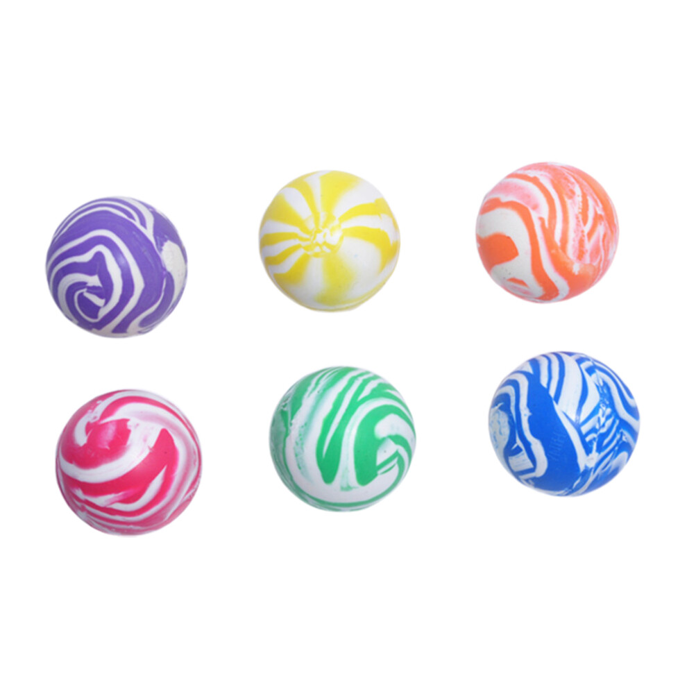 20Pcs Rubber Ball Jumping Assorted Colors Safe Bounce Balls For Kids Villcase