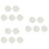 15Pcs Portable Cake Plates Smooth Surface Reusable Cake Serving Trays 7