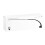 2Pcs Durable LED Fish Tank Light White Aquarium Lighting for Plants 2