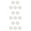 15Pcs Portable Cake Plates Smooth Surface Reusable Cake Serving Trays 8