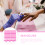 250Pcs Rosy Sponge Nail Buffer Blocks Double Sided for Polishing Nails 10