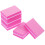 250Pcs Rosy Sponge Nail Buffer Blocks Double Sided for Polishing Nails 9