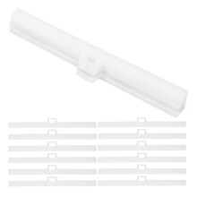 150Pcs White Plastic Vertical Blind Replacement Slats for Curtains
