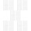 150Pcs White Plastic Vertical Blind Replacement Slats for Curtains 10