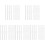 150Pcs White Plastic Vertical Blind Replacement Slats for Curtains 4