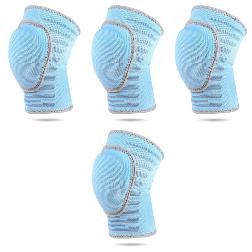 4Pcs Ergonomic Knee Guards for -Blue Daily Use Protective Pads 2
