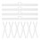 150Pcs White Plastic Vertical Blind Replacement Slats for Curtains 3
