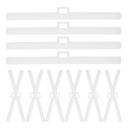 150Pcs White Plastic Vertical Blind Replacement Slats for Curtains 2