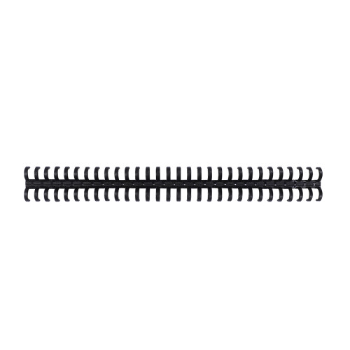 20Pcs Flexible Black 10 Hole Plastic Rings for Book Binding
