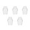 5Pièces Étui Transparent En Protection Pour Figurines 9