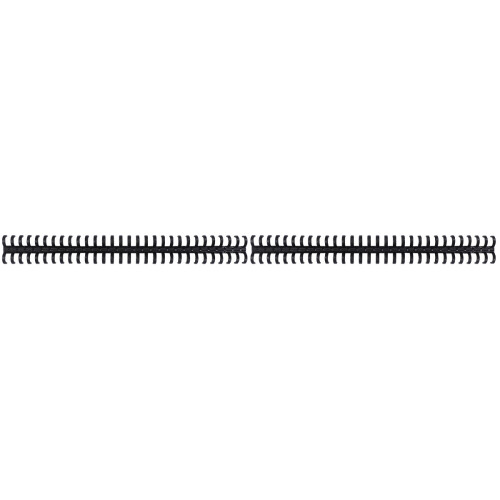 20Pcs Flexible Black 10 Hole Plastic Rings for Book Binding 1