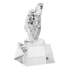 2Pcs Crystal Thumb Trophy Award for Party and Decoration