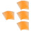 24Pcs Orange Light Diffuser Gels for Flash and Studio Photography 8