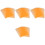 24Pcs Orange Light Diffuser Gels for Flash and Studio Photography 5