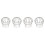 4Pcs Durable Stainless Steel Roof Drain Filter Covers Use 7
