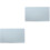 2Pcs Portable Grey Projector Screen Indoor Outdoor High Definition Use 5