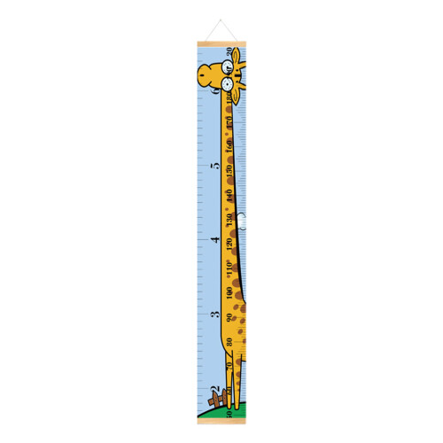 3Pcs Hanging Height Chart for Kids with Wood Frame Durable