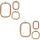 6Pcs Practical DIY Embroidery Hoops Light Brown Plastic Sewing Circles 6
