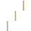 3Pcs Hanging Height Chart for Kids with Wood Frame Durable 5