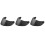 3Pcs Cycling Visor Coffee High Impact Pc Shield Reduces Glare 4