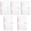 5Pcs Pink A6 Notebook Cover Clear Binder for Document Storage 5
