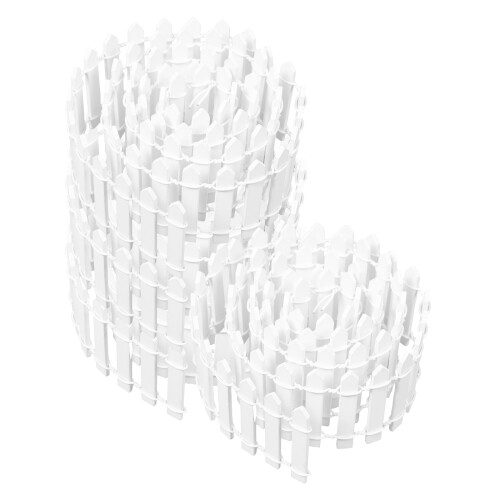12St Decoratieve Mini Tuinafscheiding Van Duurzaam Plastic
